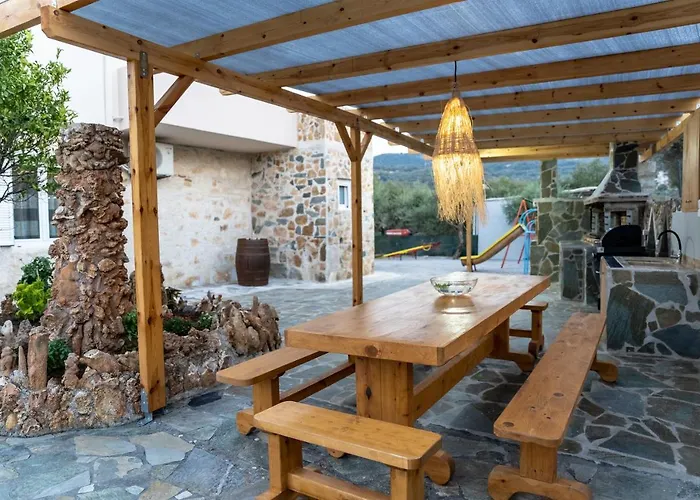 Nontas Ntina With Private Pool & Playground Villa Rethymno (Crete)